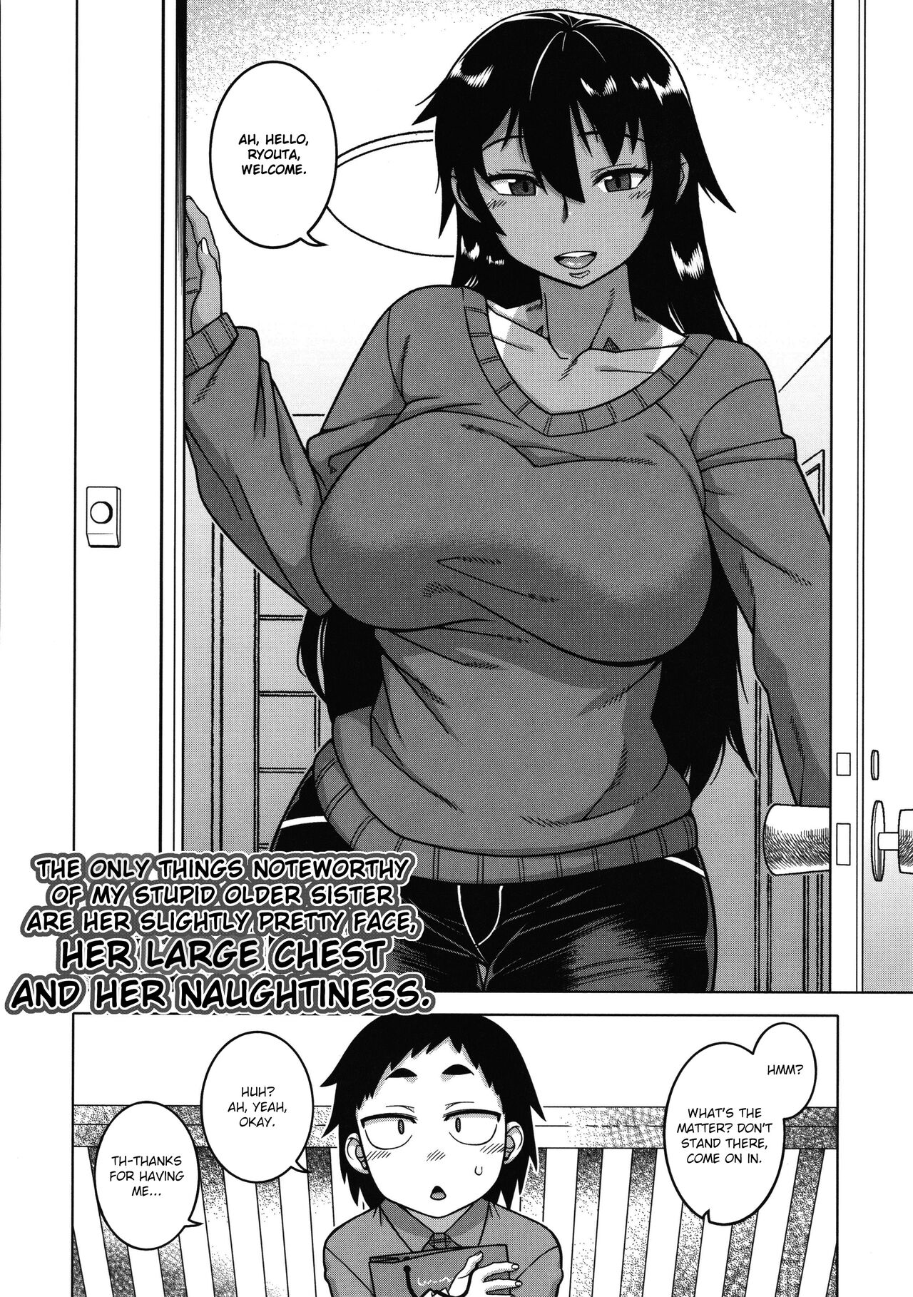 Hentai Manga Comic-Chotto Bijin de Mune ga Dekakute Eroi dake no Baka Nee-Chapter 5-2